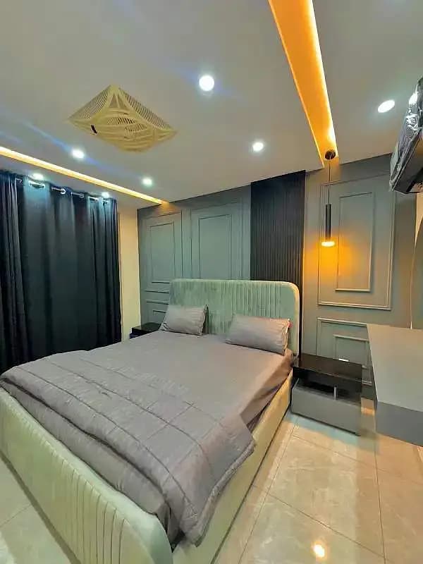 Furnished Apartment For Rent Daily Basis in Bahria Town Lahore Short Stay VIP Apartment Per Day Fully Furnish Apartmentfor Rent for Night Stay