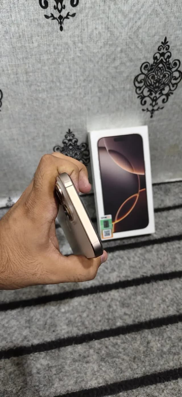 iPhone 16 Pro Max Dual PTA Approved  98% Battery