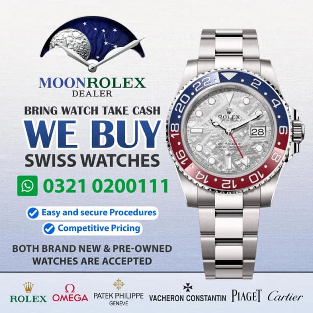 WE BUY Rolex Cartier Omega Hublot Chopard Patek Philippe Bvlgari Rado