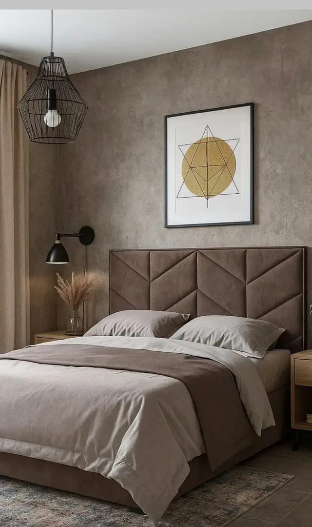 King size bed set-Queen size bed-Poshish bed-Bed side tables dressing