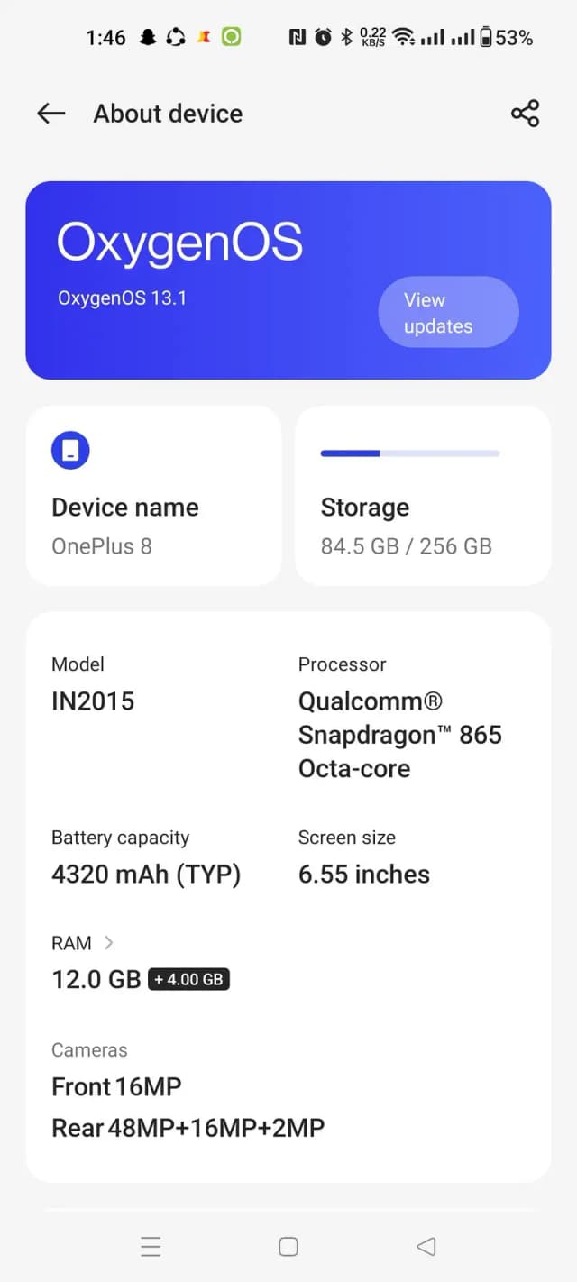 One Plus 8