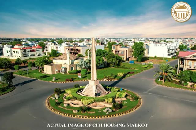 5 Marla Plot For Sale Available in Citi housing Sialkot B-block