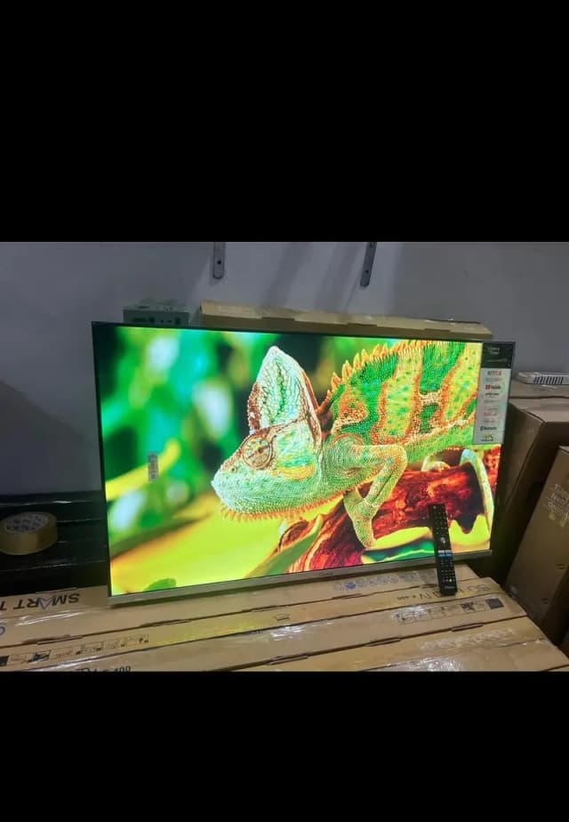 43,, INCH SAMSUNG TCL smart led TV 8K 3 YEARS WARRANTY ANDROID