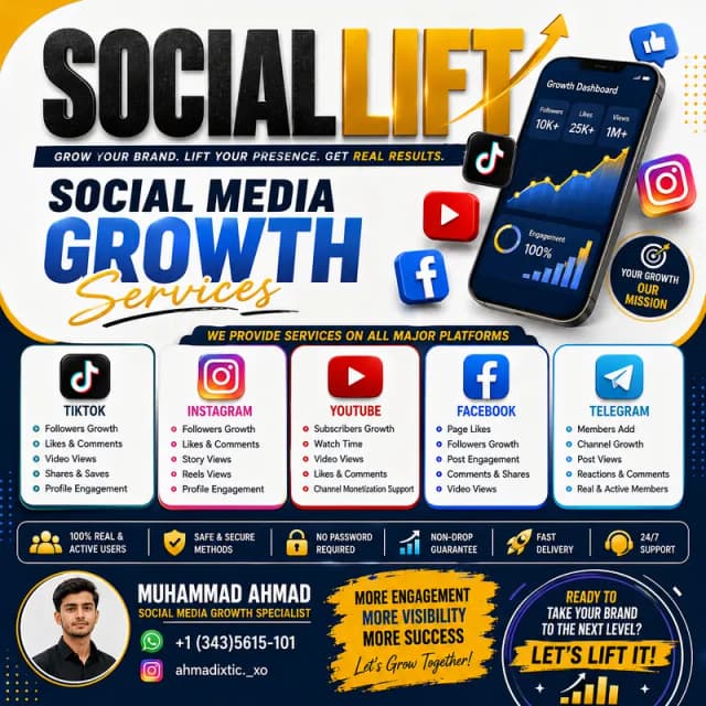 Social Media Marketing Services| TikTok, Instagram, YouTube, Facebook