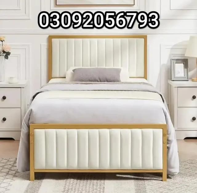 Single Bed//kids Bed//Bed Set//iron Furniture//Iron single bed