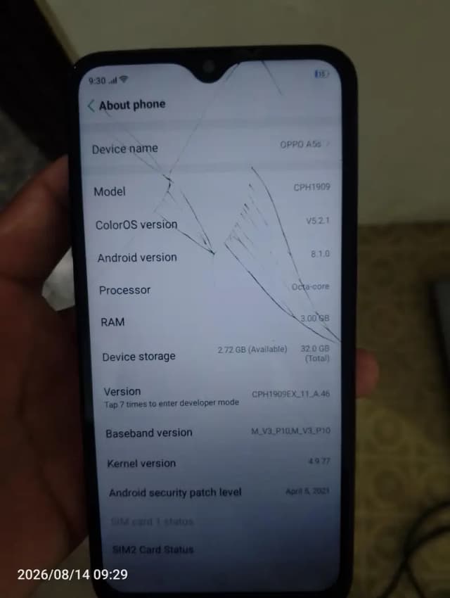 oppo a5s