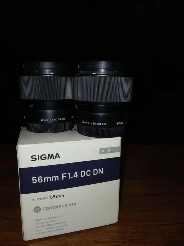 sigma 56mm 2 piece