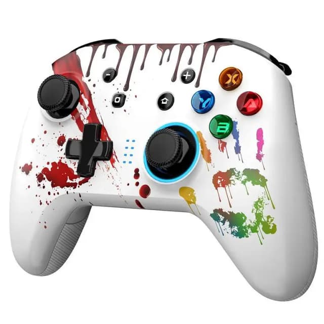 EasySMX Wireless Pro Controller 5 Gear Adjustable Led and Dual Vibration, Wireless Bluetooth, USB-C Type, Compatible with all systems of Switch. It can also be wired to a PC (Support Windows 