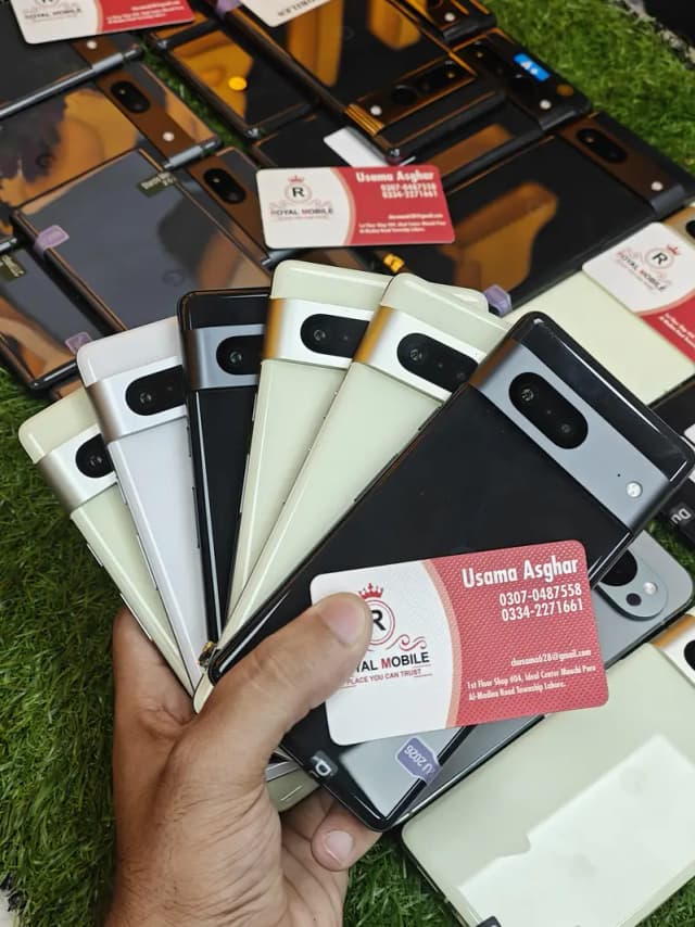 Google pixel 7,7a official pta approved waterpack boxpulled conditions