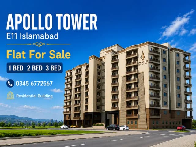 E11/4 APOLLO TOWER Executive 1 Bed Room Open Margalla Facing