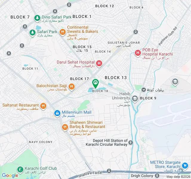 Sale Flat Near Johar-Mor Karachi
