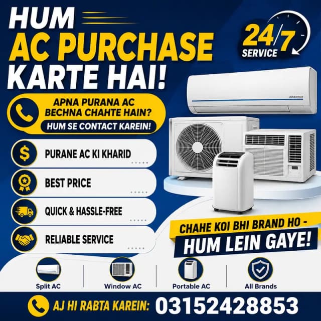 Ac /Old Ac/ Dead Ac/Window Ac/Purana Ac/Ac Purchase / Split Ac
