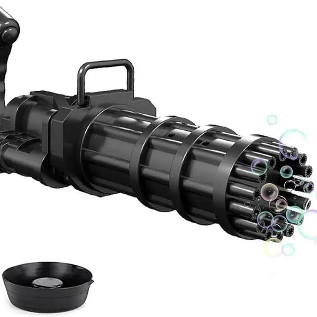 SAJEES Bubble Machine Gun Toy for Kids