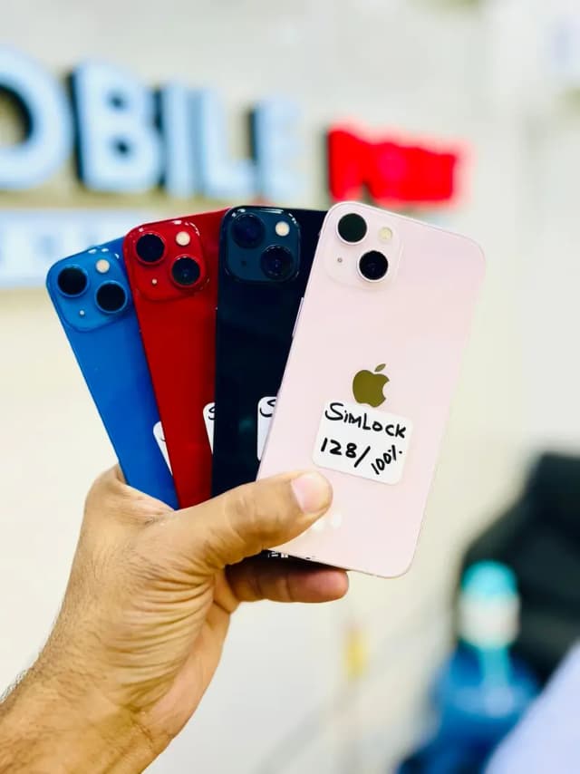 iPhone 13 128GB Non PTA JV Battery 90-100% |  11,12,13,14,15,16