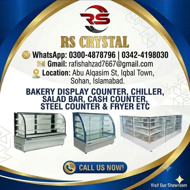 Display Counter Food Display Showcase,Chiller ,Salad Bar Steel Counter