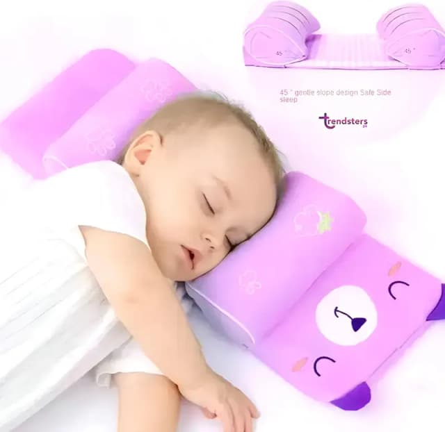 Adjustable Baby Anti Roll Pillow Head Support