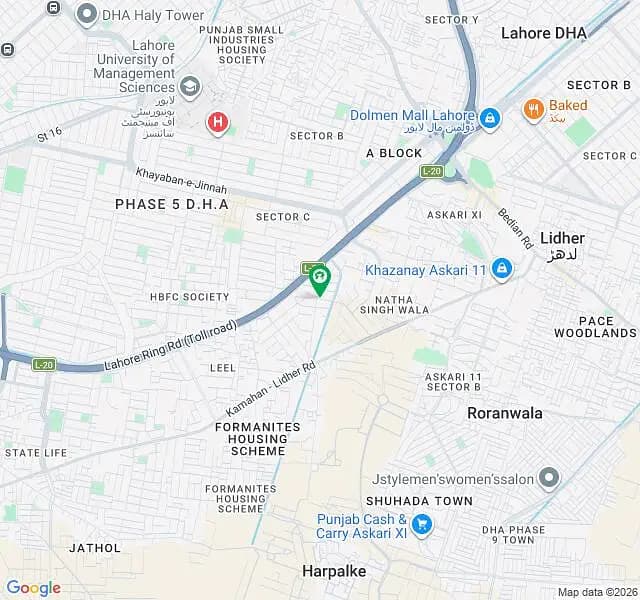 1 Kanal Plot for Sale | Corner | DHA Phase 5, Block M