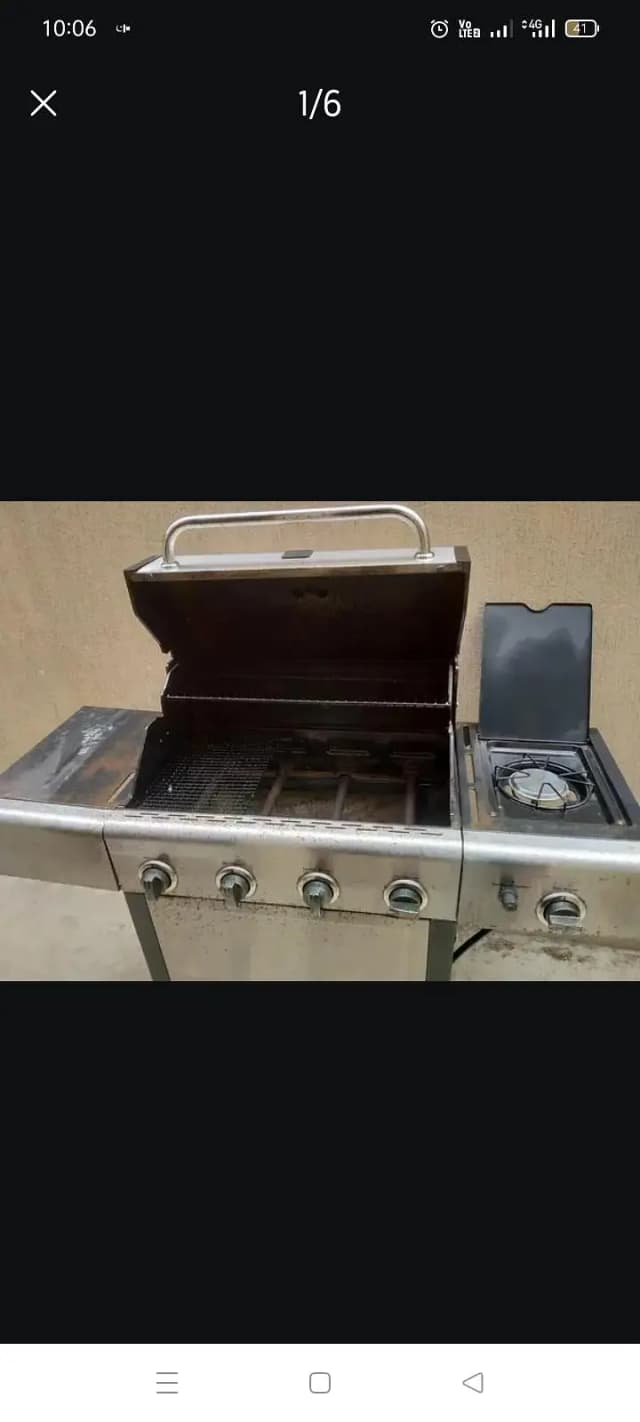 BBQ grill /stove American brand with burners.