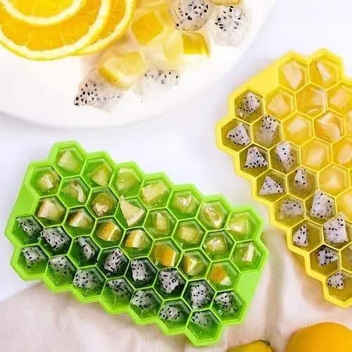 Silicone Ice Cube Tray – Flexible Easy Release Ice Mold for Kitchen & Drinks