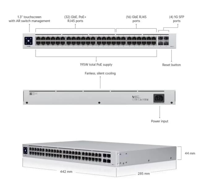 Unifi 48 port poe Switch for sale