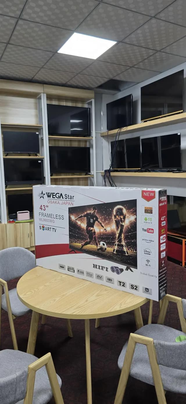 *Wega Star LED TV 32" to  65" 4K Smart TV Brand New* Voice Remote
