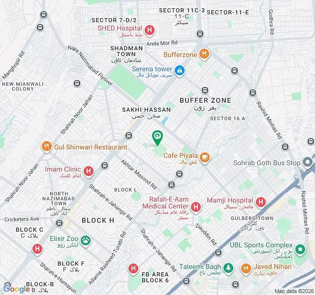 Prominently-Located Prime Location 1800 Square Feet Flat Available In North Nazimabad - Block N