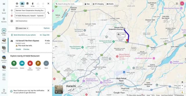 200 Sq Yd Plot in Samnan Town Karachi - Located 12 km from Sohrab Goth