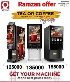 Tea Coffee Vending Machine in Karachi | Instant Tea & Coffee Machine