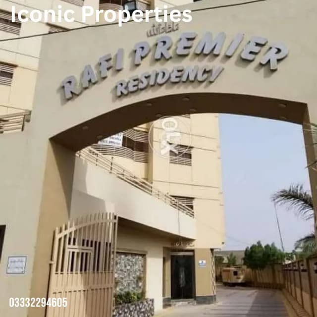 3 Bd Dd Luxury Apartment for Rent in Rafi Premier Residency Near Safoora Chowrangy