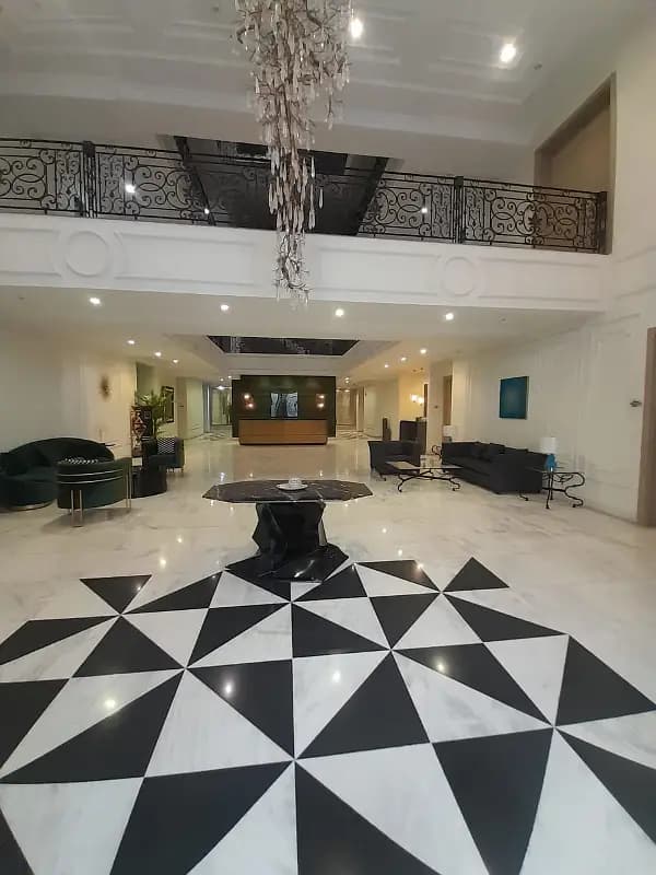 Gulberg Luxury living Flat Available for Rent Garden town