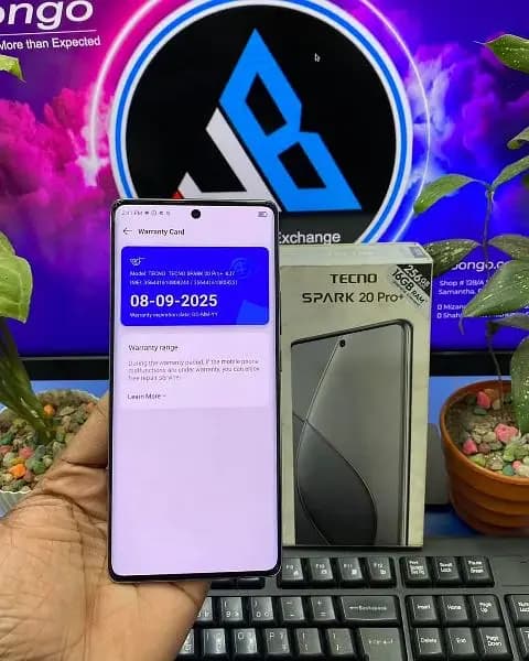 Tecno spark 20 pro plus 8Gb ram 256 Gb memorey 0326/6773/255