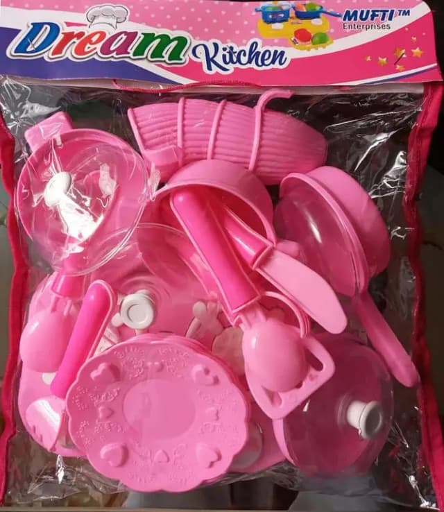 Dream Kitchen Crockery Toys For Kids Pure Plastic