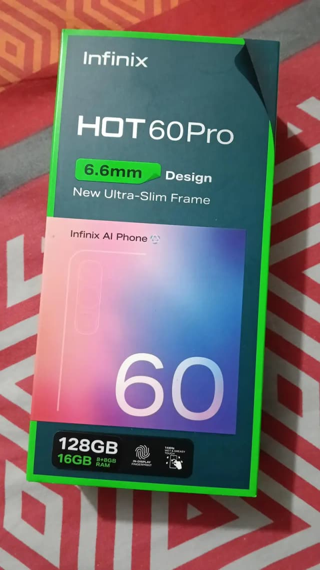 Infinix hot 60 Pro 16/128GB | Under 2 Months Warranty |