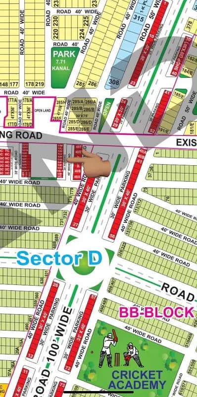 HOT DEAL 2 MARLA COMMERCIAL PLOT AA BLOCK SECTOR D BAHRIA TOWN