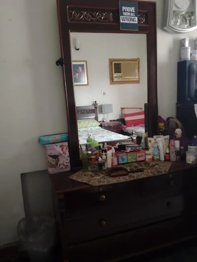 double bed with mattress