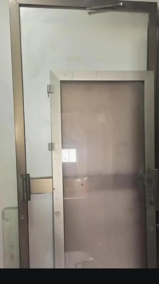 Aluminum doors
