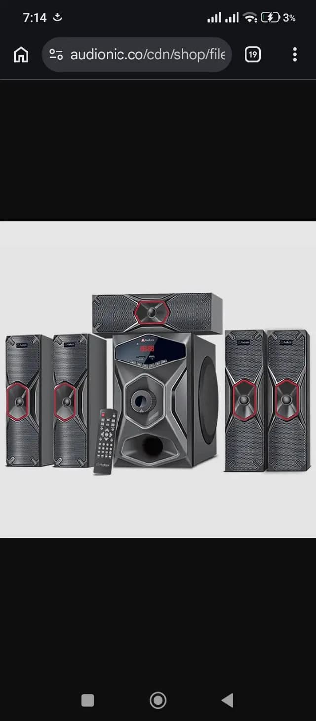 Audionic Pace 8, 5.1 Woofer in New Condition