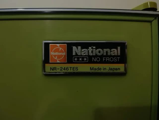 Original National refrigerator with Japanese no frost technology
