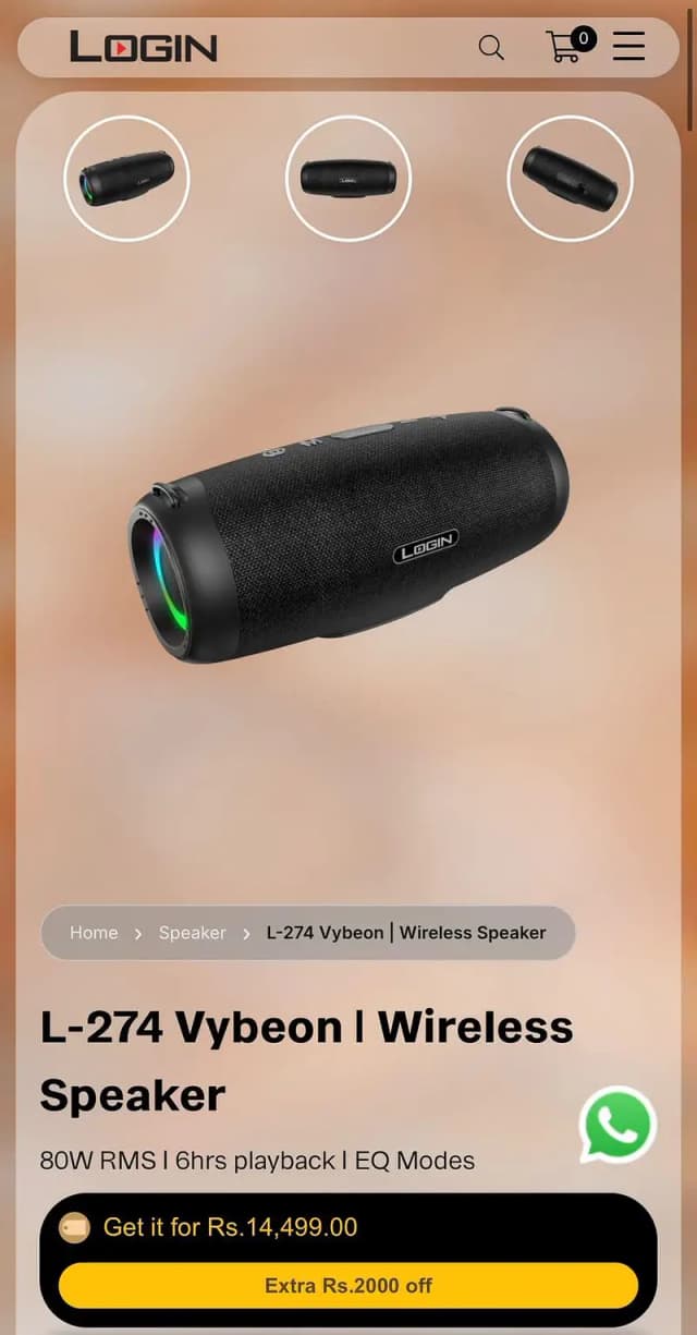 L-274 wireless speaker