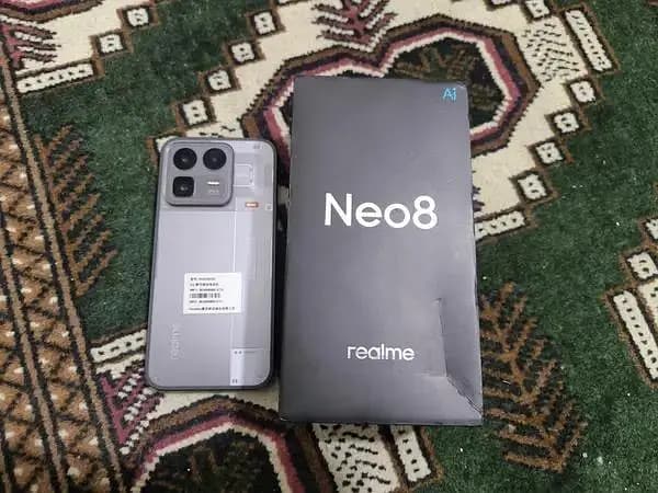 Realme Neo 8 – 12GB/256GB  Box & Original Charger: Available
