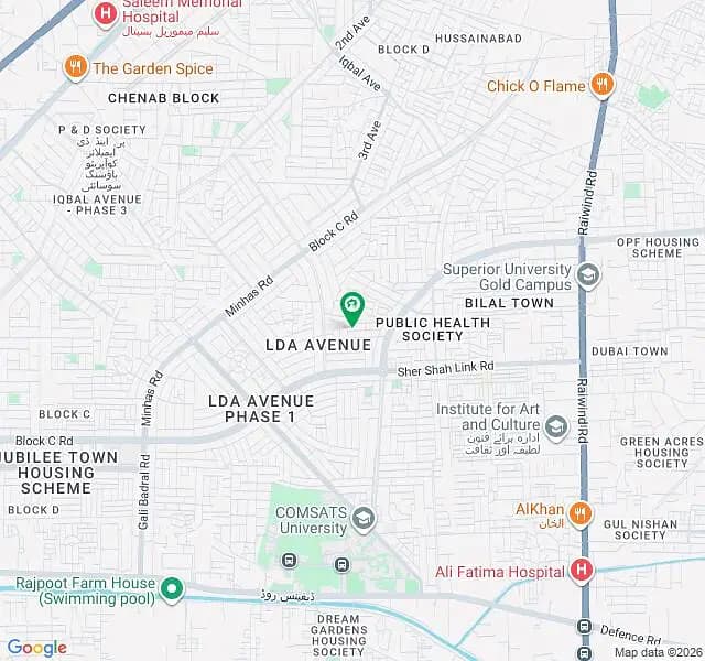 10 Marla Brand New Triple Storey House for Sale in LDA Avenue Lahore | 6 Bed | 7 Bath | Park Facing | Near COMSATS University
