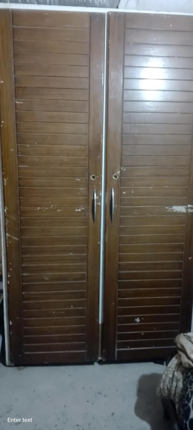 pure wood cupboard