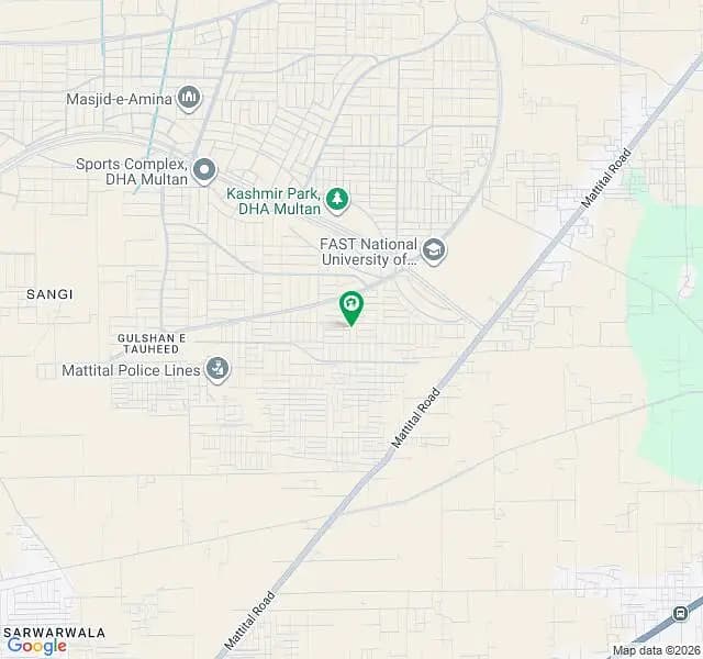 Ideally located 1kanal plot is up for sale in y block dHA Multan at very affordable price