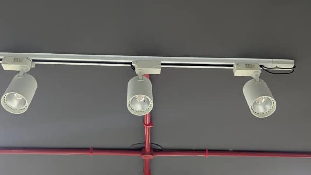 3-Light Cylinder Track Lighting Kit – Modern LED 4-Set