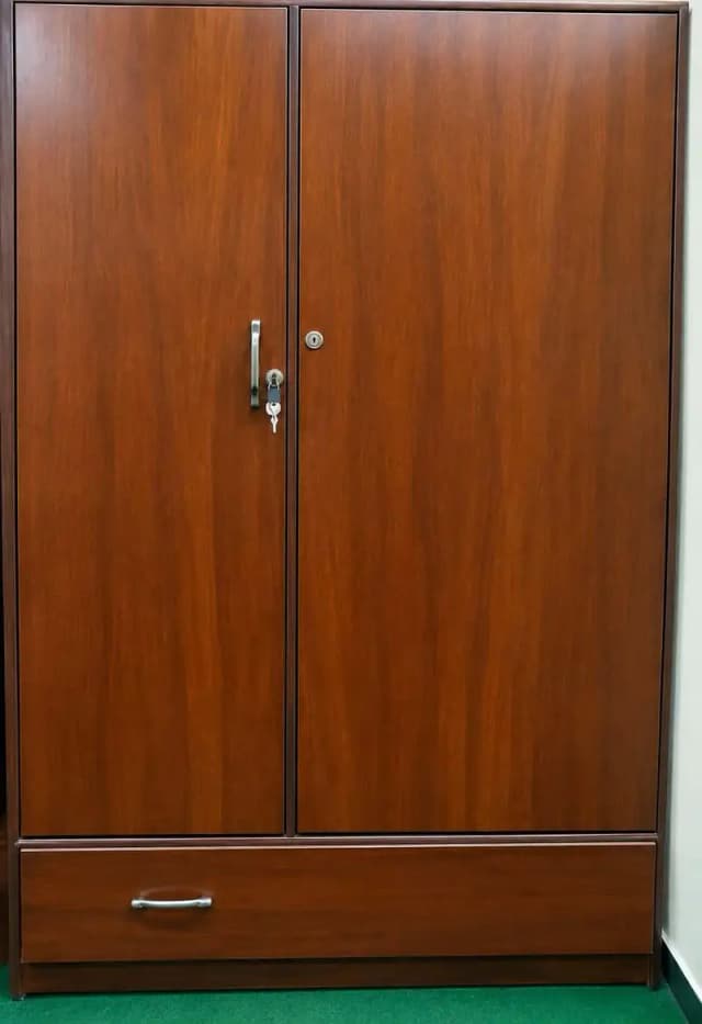 2 Door wardrobe with 1 Drawer