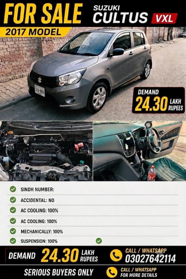 Suzuki Cultus VXL 2017