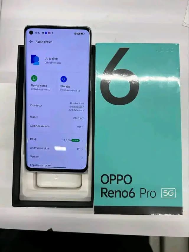 OPPO Reno6 Pro 12Gb Ram 256 GB Memory Pta Approved. 0325=7059=384