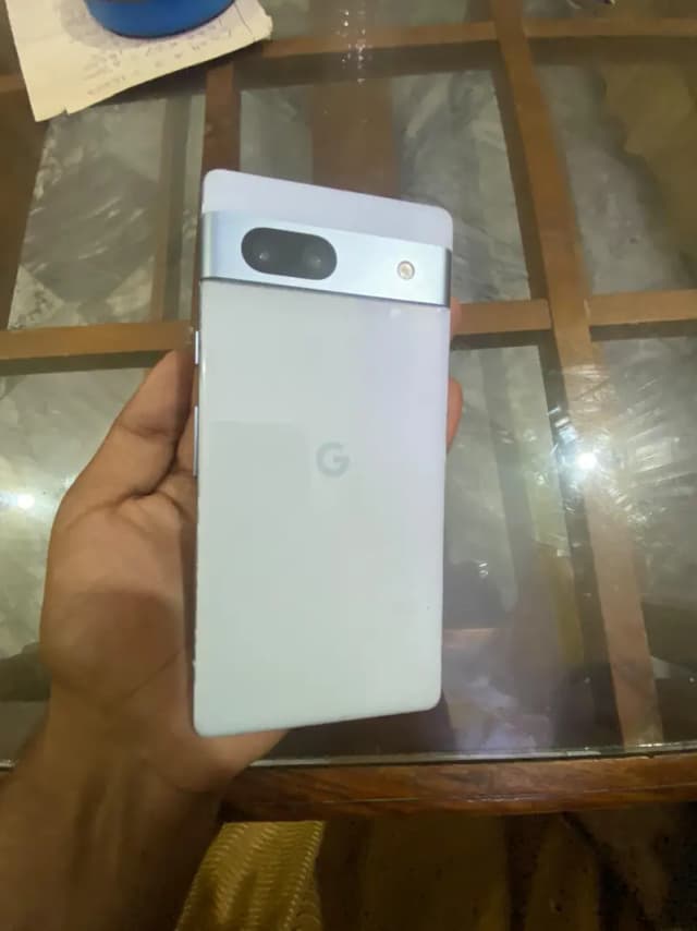 Google Pixel 7a dual pta approved  10by10 conditon sky blue colour