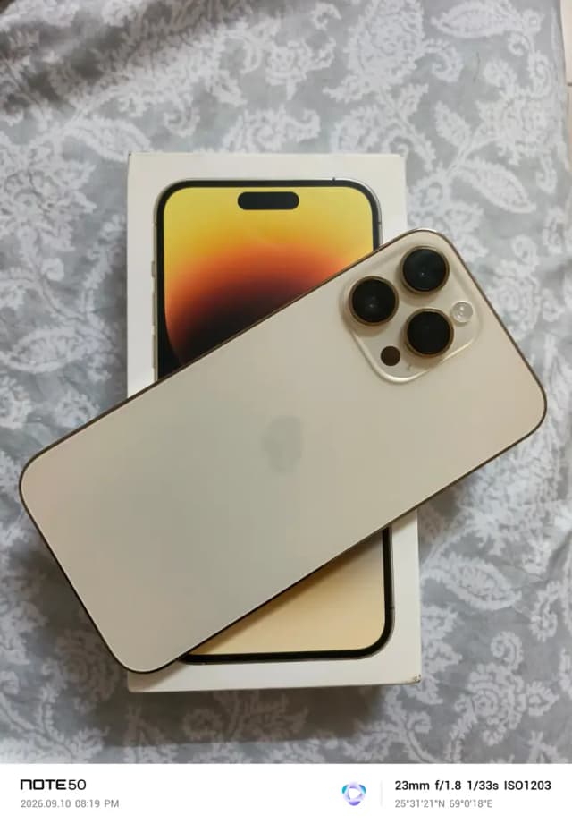 Apple iPhone 14 Pro Max 512GB – PTA Approved – Gold