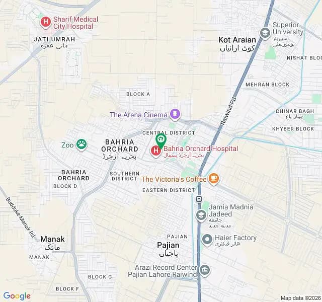 10 Marla Plot For Sale In Bahria Orchard Lahore Phase 1 Prime Location Best Investment Opportunity